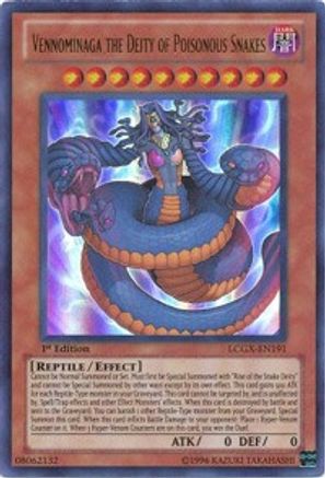 Vennominaga the Deity of Poisonous Snakes (LCGX-EN191) - Legendary Collection 2 Unlimited