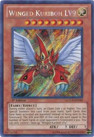 Winged Kuriboh LV9 (LCGX-EN043) - Legendary Collection 2 1st Edition