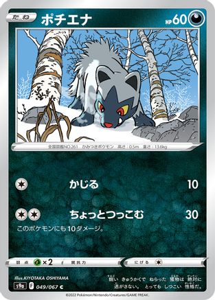 Poochyena (049/067) - S9a Battle Region