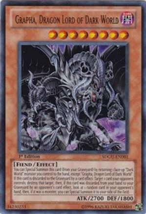 Grapha, Dragon Lord of Dark World - SDGU-EN001 - Structure Deck: Gates of the Underworld Unlimited