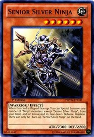 Senior Silver Ninja (PHSW-EN031) - Photon Shockwave Unlimited