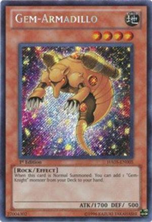 Gem-Armadillo (HA05-EN005) - Hidden Arsenal 5: Steelswarm Invasion 1st Edition