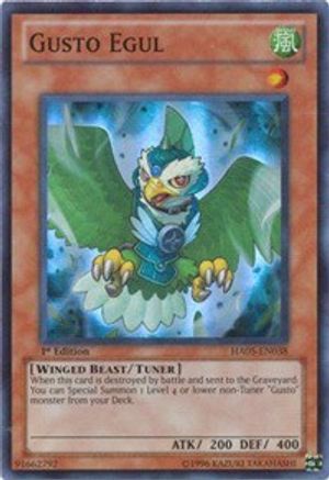 Gusto Egul (HA05-EN038) - Hidden Arsenal 5: Steelswarm Invasion Unlimited