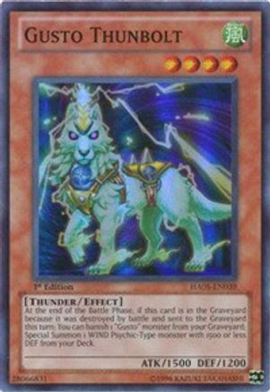 Gusto Thunbolt (HA05-EN039) - Hidden Arsenal 5: Steelswarm Invasion Unlimited