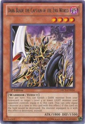 Dark Blade the Captain of the Evil World (ORCS-EN034) - Order of Chaos Unlimited