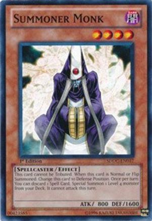 Summoner Monk (SDDC-EN017) - Structure Deck: Dragons Collide 1st Edition
