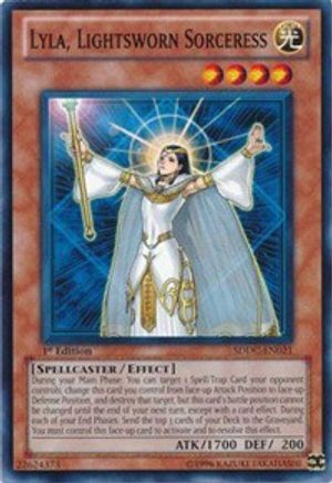 Lyla, Lightsworn Sorceress (SDDC-EN021) - Structure Deck: Dragons Collide 1st Edition