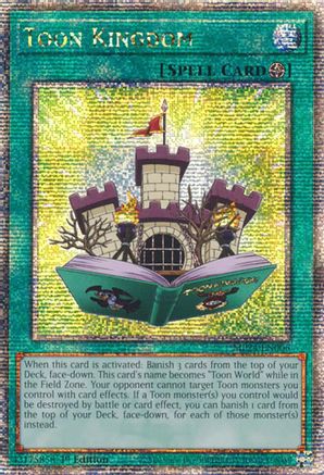 Toon Kingdom (Quarter Century Secret Rare) (MP24-EN006) - 25th Anniversary Tin: Dueling Mirrors 1st Edition