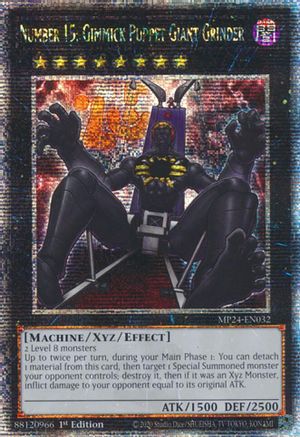 Number 15: Gimmick Puppet Giant Grinder (Quarter Century Secret Rare) (MP24-EN032) - 25th Anniversary Tin: Dueling Mirrors 1st Edition