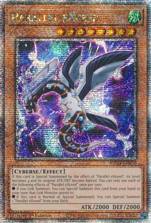 Parallel eXceed (Quarter Century Secret Rare) (MP24-EN050) - 25th Anniversary Tin: Dueling Mirrors 1st Edition