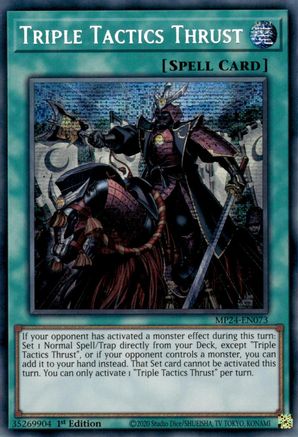 Triple Tactics Thrust (MP24-EN073) - 25th Anniversary Tin: Dueling Mirrors 1st Edition