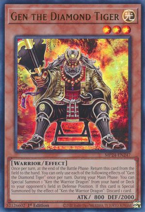 Gen the Diamond Tiger (MP24-EN247) - 25th Anniversary Tin: Dueling Mirrors 1st Edition