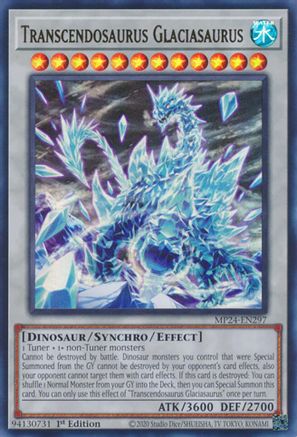 Transcendosaurus Glaciasaurus (MP24-EN297) - 25th Anniversary Tin: Dueling Mirrors 1st Edition