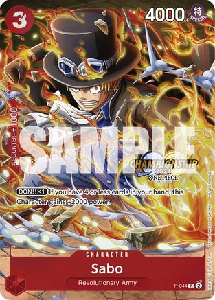 Sabo (CS 2024 Event Pack) (P-044) - One Piece Promotion Cards Foil