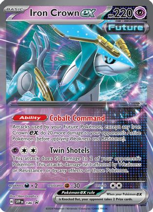 Iron Crown ex - 146 146 - SV Scarlet & Violet Promo Cards Holofoil