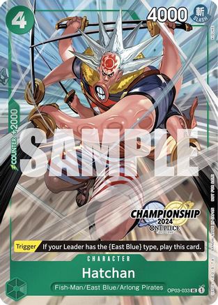 Hatchan (CS 2024 Celebration Pack) (OP03-033) - One Piece Promotion Cards Foil