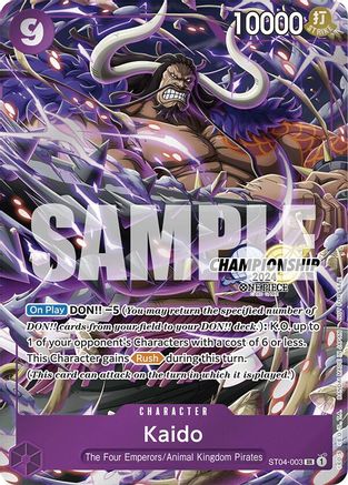 Kaido (CS 2024 Celebration Pack) (ST04-003) - One Piece Promotion Cards Foil