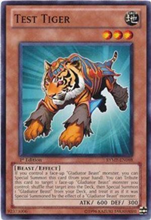 Test Tiger (RYMP-EN098) - Ra Yellow Mega Pack Unlimited