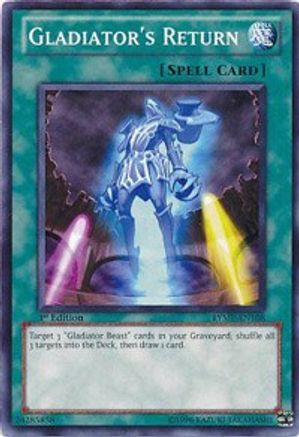 Gladiator's Return (RYMP-EN108) - Ra Yellow Mega Pack 1st Edition