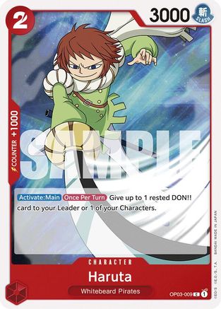 Haruta (OP03-009) - Starter Deck 15: RED Edward.Newgate