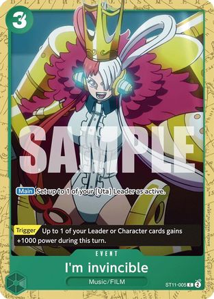 I'm invincible (ST11-005) - Starter Deck 16: GREEN Uta