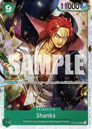 Shanks (ST16-004) - Starter Deck 16: GREEN Uta Foil