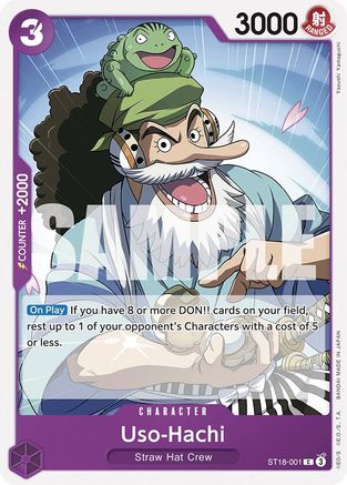 Uso-Hachi (ST18-001) (ST18-001) - Starter Deck 18: PURPLE Monkey.D.Luffy