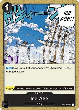 Ice Age (OP02-117) - Starter Deck 19: BLACK Smoker