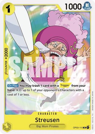 Streusen (OP03-115) - Starter Deck 20: YELLOW Charlotte Katakuri