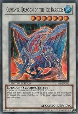 Gungnir, Dragon of the Ice Barrier (H5SE-EN002) - Hidden Arsenal 5: Steelswarm Invasion Limited