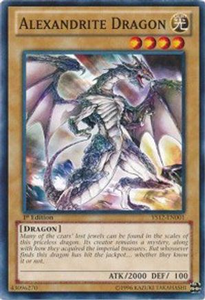 Alexandrite Dragon - YS12-EN001 - Starter Deck: Xyz Symphony 1st Edition