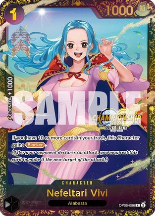 Nefeltari Vivi (October Championship 2024 Store Regionals) (OP05-086) - One Piece Promotion Cards Foil