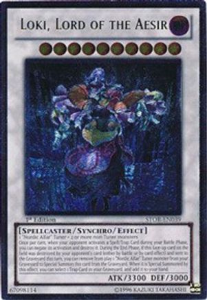 Loki, Lord of the Aesir (UTR) (STOR-EN039) - Storm of Ragnarok Unlimited