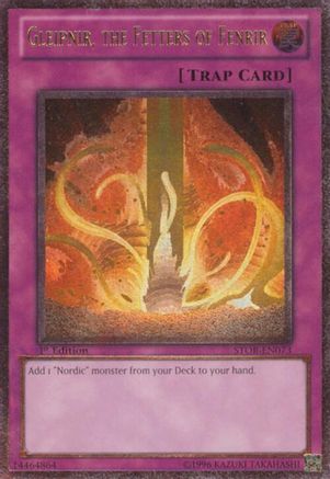 Gleipnir, the Fetters of Fenrir (UTR) - STOR-EN073 - Storm of Ragnarok Unlimited