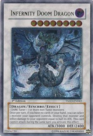 Infernity Doom Dragon (UTR) (TSHD-EN042) - The Shining Darkness 1st Edition