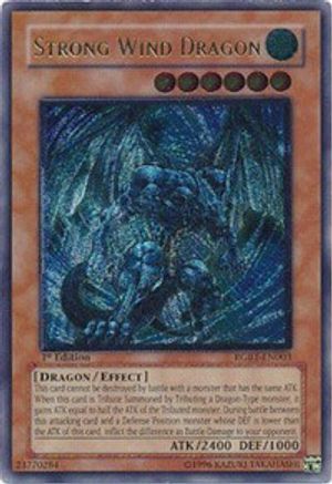 Strong Wind Dragon (UTR) (RGBT-EN003) - Raging Battle 1st Edition