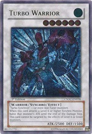 Turbo Warrior (UTR) (CSOC-EN038) - Crossroads of Chaos 1st Edition