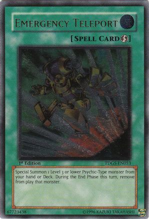 Emergency Teleport (UTR) (TDGS-EN053) - The Duelist Genesis Unlimited