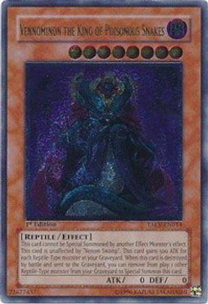 Vennominon the King of Poisonous Snakes (UTR) (TAEV-EN014) - Tactical Evolution 1st Edition