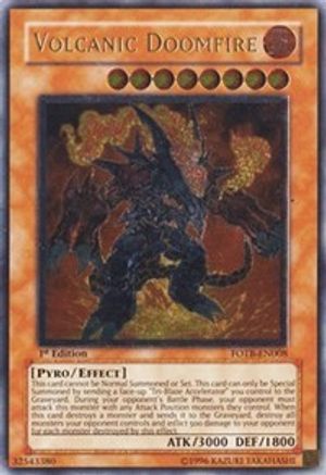 Volcanic Doomfire (UTR) (FOTB-EN008) - Force of the Breaker 1st Edition