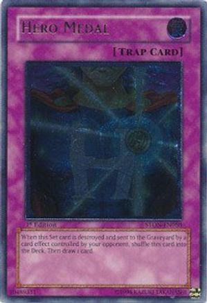 Hero Medal (UTR) (STON-EN050) - Strike of Neos 1st Edition
