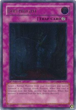 Birthright (UTR) (STON-EN057) - Strike of Neos 1st Edition