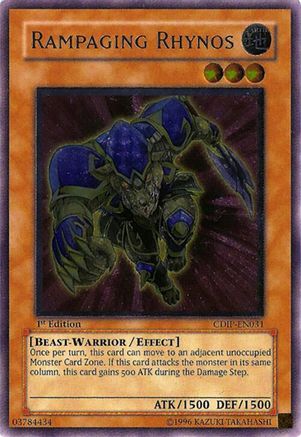 Rampaging Rhynos (UTR) (CDIP-EN031) - Cyberdark Impact 1st Edition