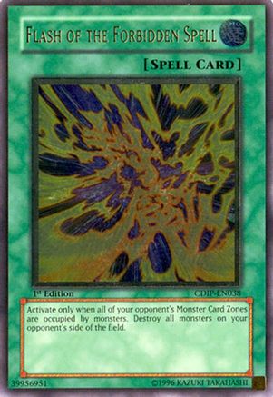 Flash of the Forbidden Spell (UTR) (CDIP-EN038) - Cyberdark Impact Unlimited
