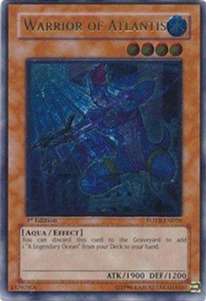 Warrior of Atlantis (UTR) (FOTB-EN016) - Force of the Breaker 1st Edition