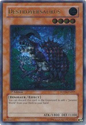 Destroyersaurus (UTR) (FOTB-EN017) - Force of the Breaker 1st Edition