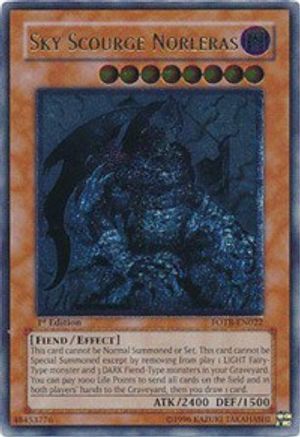 Sky Scourge Norleras (UTR) (FOTB-EN022) - Force of the Breaker 1st Edition