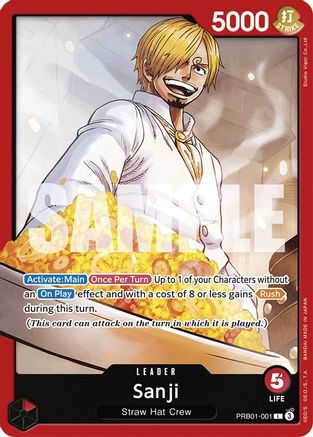 Sanji (PRB01-001) (PRB01-001) - Premium Booster -The Best- Foil