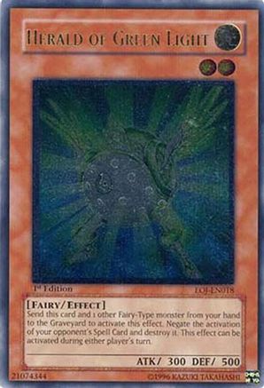 Herald of Green Light (UTR) (EOJ-EN018) - Enemy of Justice 1st Edition