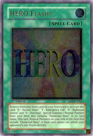 HERO Flash!! (UTR) (EOJ-EN042) - Enemy of Justice Unlimited